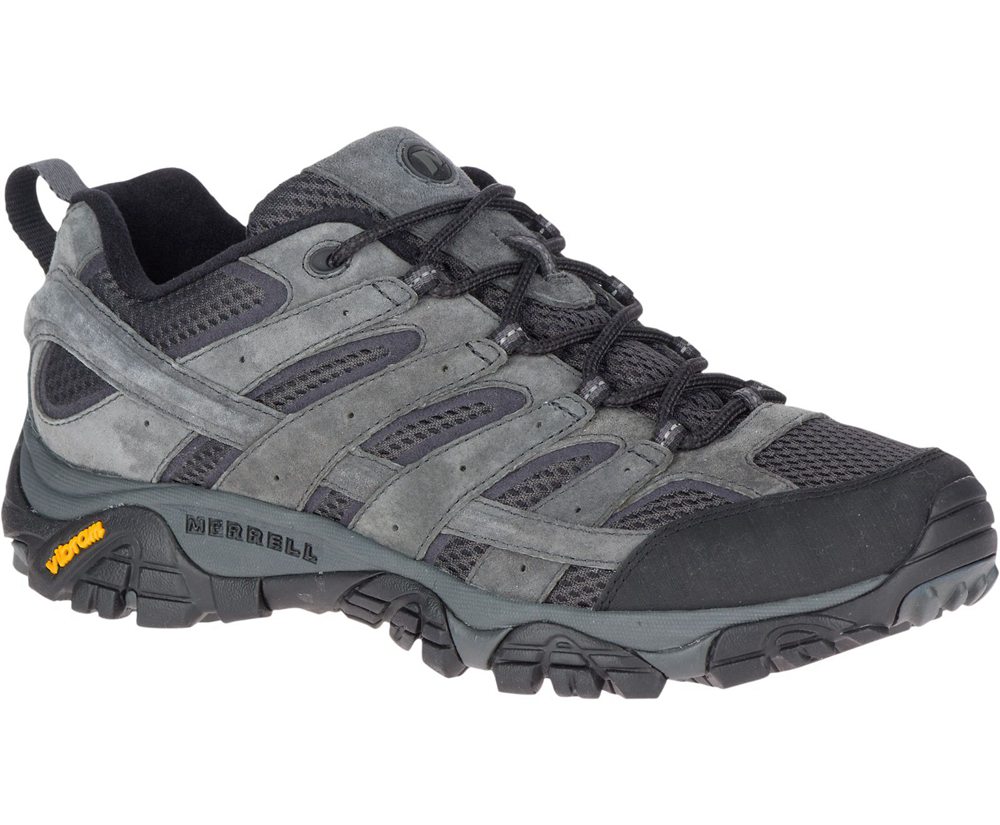 Merrell Hiking Shoes Grey - Moab 2 Ventilator - Mens 39ZFEPUXS